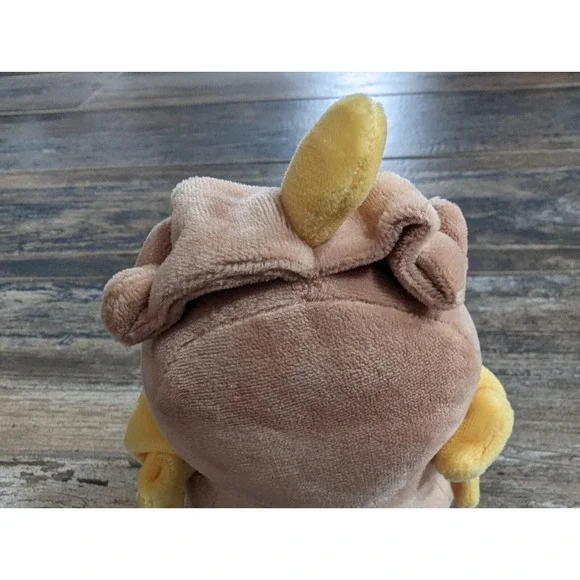 Beauty and the Beast Cogsworth Plush Disney Store 6" Rare Bead Bottom Clock Face - Picture 7 of 15